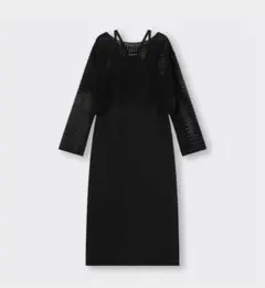 2ピースニットキャミソールワンピース