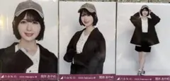 乃木坂46　生写真　3種コンプ　筒井あやめ　オーバージャケット+キャップ