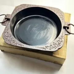 南部鉄器 鉄皿 鉄板 鋳物 伝統工芸品　すき焼き鍋 鉄鍋 内径19.5cm