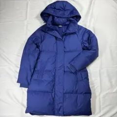 PUMA ロングダウンコート ベンチコート XL ブルー 青