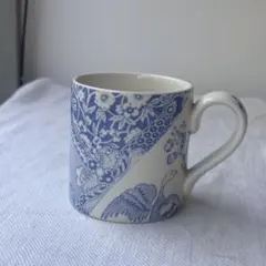 ウィリアムモリス マグカップ カップ コップ 陶器 花 フラワー 青 自然