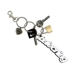 極美品✨BALENCIAGA KIT チャーム キーリング キーホルダー 南京錠 極美品✨BALENCIAGA KIT チャーム キーリング キーホルダー 南京錠
