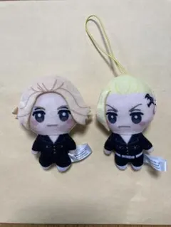 東京リベンジャーズ　ぬいぐるみ　2個セット　マイキー　ドラケン　かぷっこふれんず