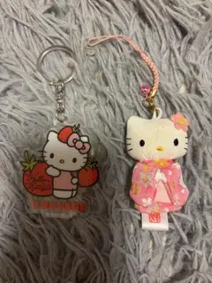 ハローキティ キーホルダー・ストラップセット