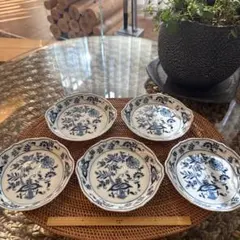 【5点セット】 13.5cm 小皿 Blue Danube ブルーダニューブ