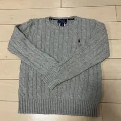 Polo Ralph Lauren ケーブル編みセーター グレー
