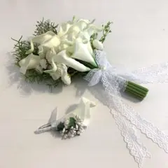 アーティフィシャルフラワーブーケ ウェディング