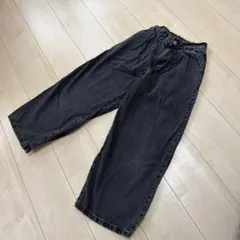 GU ワイドパンツ ダークグレー Sサイズ