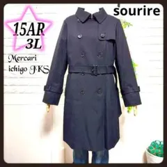 D13♦️新品♦️sourire トレンチコート　大きいサイズ　15号