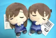 名探偵コナン すやちびぃ ミニぬいぐるみ 毛利蘭 工藤新一 セット