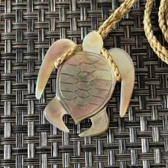 ハワイアンジュエリー　シェルネックレス ホヌ 真珠貝