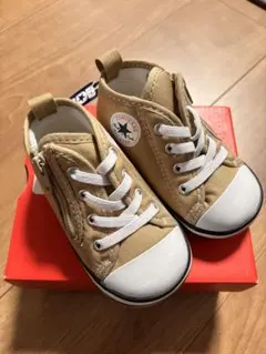 【値下げしました】コンバース ベージュ スニーカー 13.0 新品 箱付
