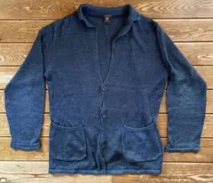 JOSEPH ABBOUD リネン製　ネイビー カーディガン Mサイズのサムネイル