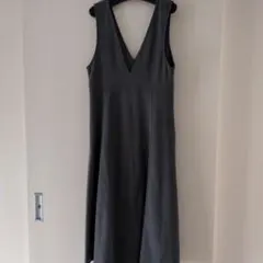 ユニクロ　ジャンパースカート　グレーMsize