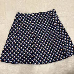 FOREVER 21 フレアスカート 幾何学模様
