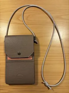 L'arcobaleno スマホショルダーバッグ LA807GTベージュ/ピンクのサムネイル