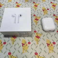 【箱付き】Apple AirPods 第二世代　右耳と充電ケースのみ