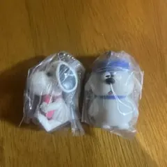 PEANUTS　フロッキーマスコットチャーム　スヌーピーA&オラフ　2種セット
