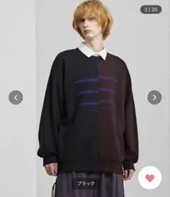 シャリーフ　スウェット　DIVIDING HALF PO BARBED WIRE