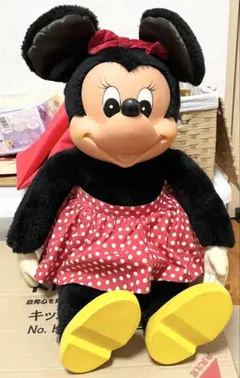 m*m様 ディズニー　ミニーマウス　昭和レトロ　ぬいぐるみ　希少　当時物　現状品