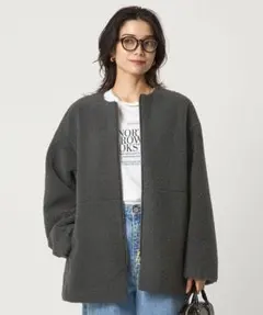 グリーンレーベルリラクシング　ボア フリースジャケット 【新品】