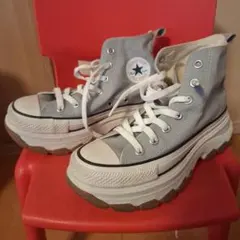 CONVERSE　ALL STAR グレー 厚底 ハイカットスニーカー