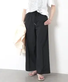 美品★ジャーナルスタンダードレサージュ タイプライターイージーパンツ ブラック