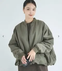 【Mサイズ】cocaウォッシャブルバルーンブルゾン