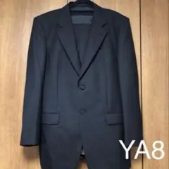 【新品未使用サンプル品】2パンツスーツ YA8 ウール 100% 灰 グレー