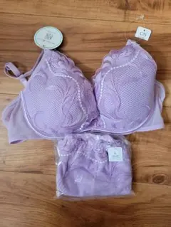 薄紫 C75 ブラジャーショーツセット