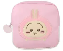 新品　完売品　未開封　ちいかわ スクエアポーチ　ピーチうさぎ　桃