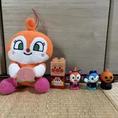 アンパンマン ぬいぐるみとフィギュアセット