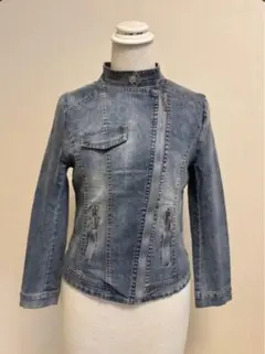 希少♪ラミア　デニム　ライダースジャケット　サイズS