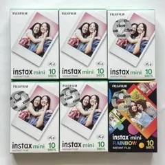 富士フイルム instax mini チェキフィルム 60枚 6箱 新品未開封