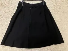Demi-Luxe BEAMS 黒 フレアスカート ひざ丈　サイズ36