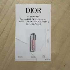 Dior サンプル　リップマキシマイザー　ディオール　ミニサイズ　サンプル Christian Dior クリスチャンディオール アディクト リップ