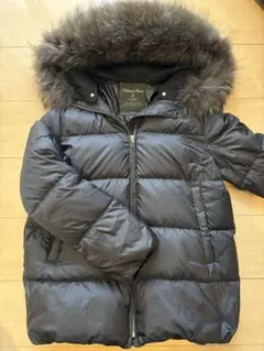 ナノユニバース西川ダウンファーショートブラック