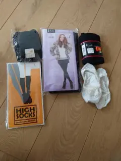 【5点まとめ】MARUKO ハイソックス・スリムウォーク・タイツ各種 M〜L