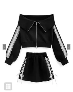 スウェットセットアップ スカート