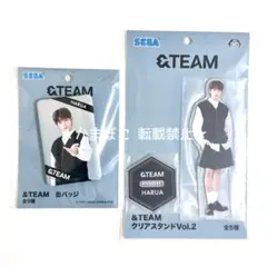 &TEAM HARUA クリアスタンド 缶バッジ （セガプラザ）③