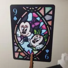 ディズニーキャラクターカード　スペード9※ミニーマウス、ミリー?メロディ?マウス