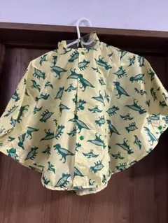 ベビーレインコート ポンチョ 恐竜