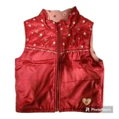 女児リバーシブルベスト 110～120cm