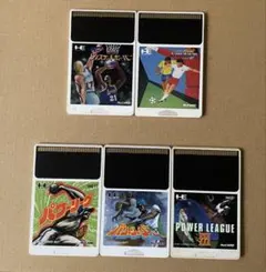 動作確認済　PCエンジンソフト スポーツ5枚セット　バラ売り不可