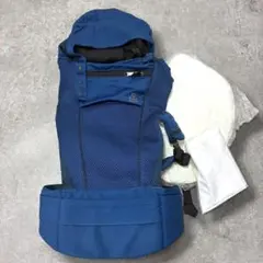 新品未使用 西松屋 スマートエンジェル 抱っこ紐 ネイビー ブルー 通気性 通年のサムネイル