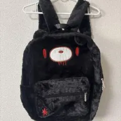 グルーミー フェイクファー リュック　ブラック
