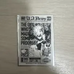 僕のヒーローアカデミア 原画展 入場特典 タブロイド風ステッカー 爆豪勝己