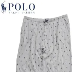 POLO RALPH LAUREN ポニー総柄 イージーパンツ 3XL グレー