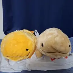 オーさんしょうさんウルトラBIG ぬいぐるみ2種セット　ぬーぬー　うおっと