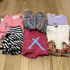 Tシャツ　女の子　110cm　まとめ売り　6点セット 夏物